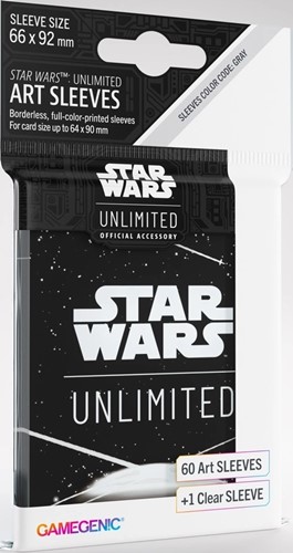 3!GGS15063ML Star Wars: Unlimited Art Sleeves - Card Back White published by Gamegenic