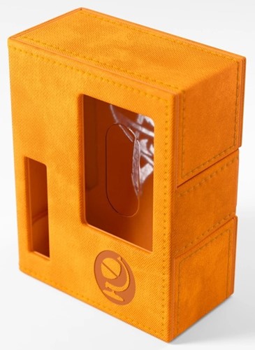 GGS20174ML Arkham Horror Investigator Deck Tome - Seeker (Orange) published by Gamegenic