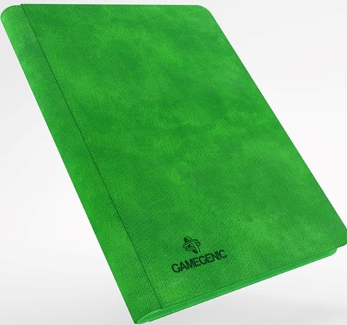 GGS31004 Gamegenic Zip-Up Album 18-Pocket Green published by Gamegenic