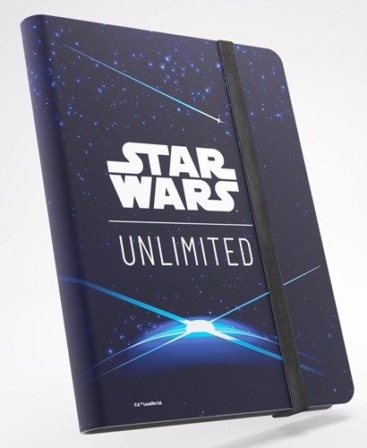 3!GGS32039ML Star Wars: Unlimited 18-Pocket Album - Card Back Blue published by Gamegenic