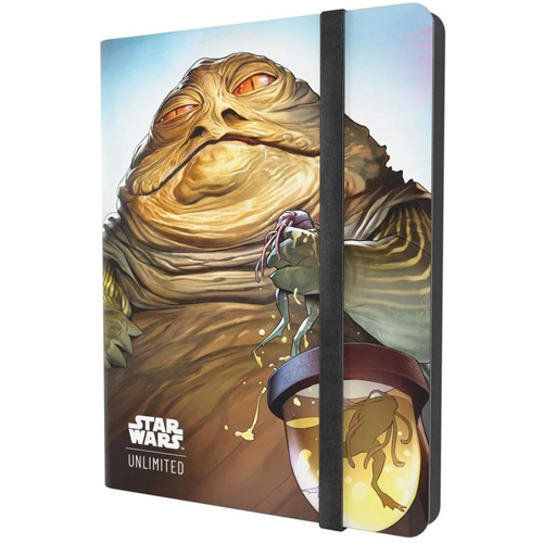 2!GGS32046ML Star Wars: Unlimited 18-Pocket Album - Leia Organa And Jabba The Hutt published by Gamegenic