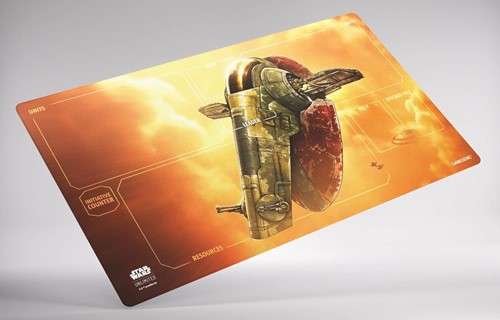 3!GGS40082ML Star Wars: Unlimited Game Mat - Fett's Firespray published by Gamegenic