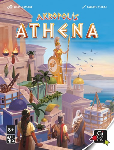 GIGAKRE Akropolis Board Game: Athena Expansion published by Gigamic