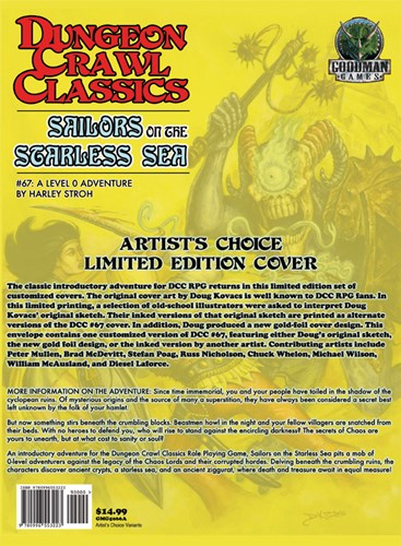 GMG5066A Dungeon Crawl Classics #67: Sailors On The Starless Sea (Artist Choice) published by Goodman Games
