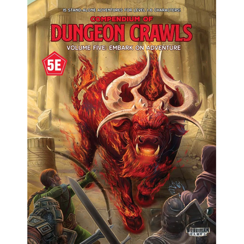 GMG55555 Dungeons And Dragons RPG: Compendium Of Dungeon Crawls Volume 5: A Collection Of Quests published by Goodman Games