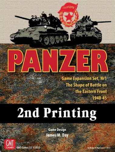 GMT1208 Panzer Expansion #1: The Shape of Battle: The Eastern Front (2021 Edition) published by GMT Games