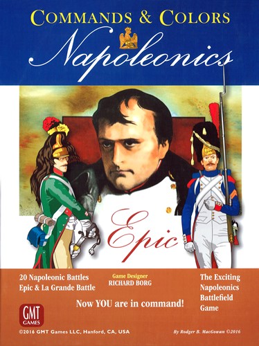 GMT1608 Commands and Colors Board Game: Napoleonics Expansion: Epics published by GMT Games