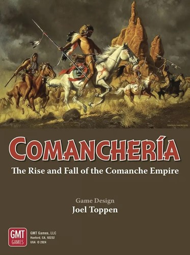 GMT161124 Comancheria Board Game: The Rise And Fall Of The Comanche Empire 2nd Printing published by GMT Games