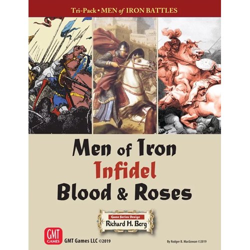 GMT192125 Men Of Iron Board Game: Infidel, Blood And Roses: 2nd Printing published by GMT Games