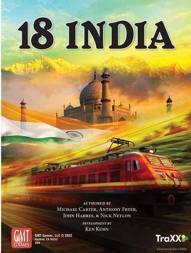 GMT2216 18 India Board Game published by GMT Games