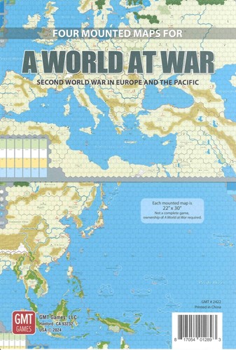 2!GMT2422 A World At War Board Game: Mounted Map published by GMT Games