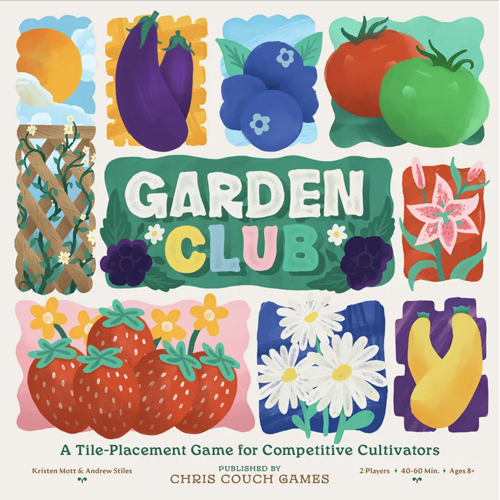 GQCCGGCKS Garden Club Board Game published by Chris Couch Games