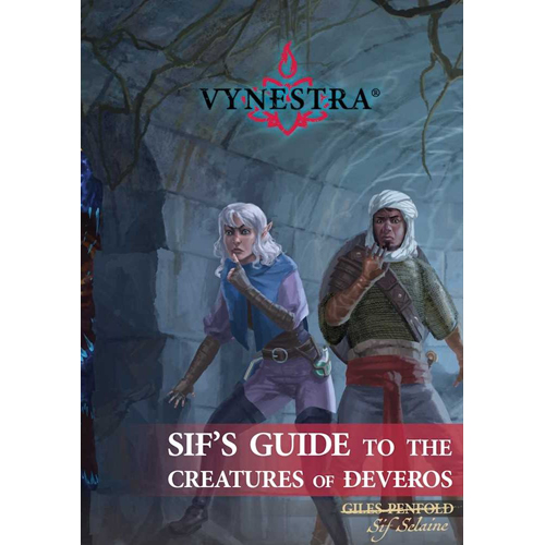 GQSIFSGUIDEHC Vynestra RPG: Sif's Guide To The Creatures Of Deveros published by Vynestra