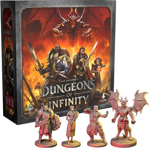 2!GQSKGDOI002 Dungeons Of Infinity Board Game: Deluxe Edition published by Sky Kingdom Games