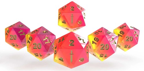 GQSKGDOID20 Dungeons Of Infinity Board Game: Deep Dungeon Dice Set published by Sky Kingdom Games