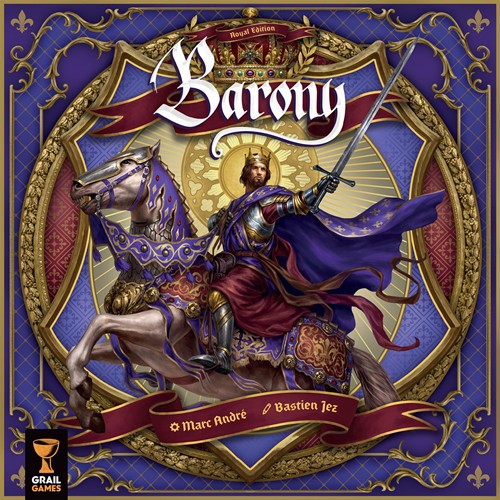 2!GRLBAR010541 Barony Board Game: Royal Edition Deluxe published by Grail Games