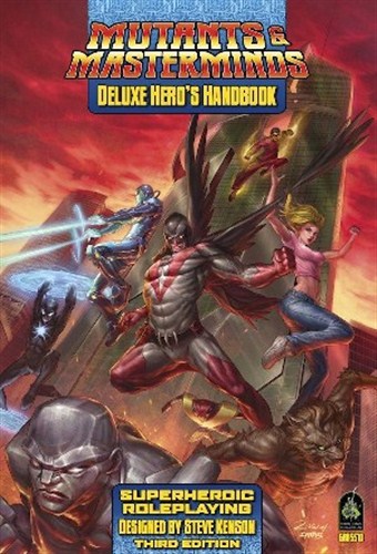 GRR5510 Mutants And Masterminds: 3rd Edition Deluxe Hero's Handbook published by Green Ronin Publishing