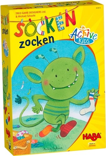 2!HAB303612 Socken Zocken (Lucky Sock Dip) Active Kids Game published by HABA