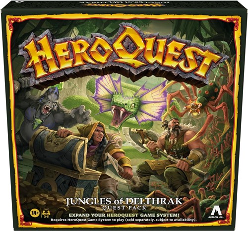 HASF9907UU00 HeroQuest Board Game: Jungles Of Delthrak Pack published by Avalon Hill