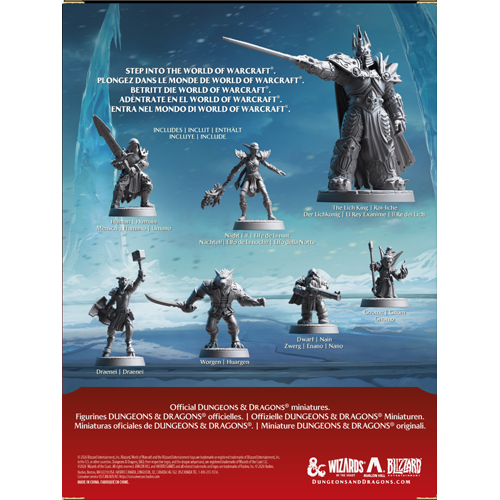 HASG3633M5A0 Dungeons And Dragons RPG: World Of Warcraft Miniatures - Alliance Pack published by Avalon Hill