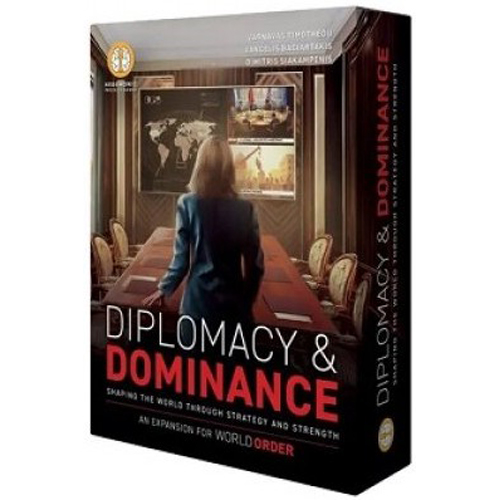 HPGWODND World Order Board Game: Diplomacy And Dominance Expansion published by Hegemonic Project Games