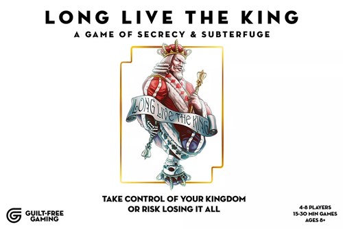 HPSLLTKGFG Long Live The King Card Game: A Game Of Secrecy And Subterfuge published by Randy O'Connor