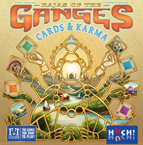 2!HUT883568 Rajas Of The Ganges Card Game: Cards  And  Karma published by Huch and Friends