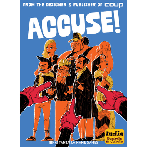 IBCACC1 Accuse! Card Game published by Indie Boards and Cards