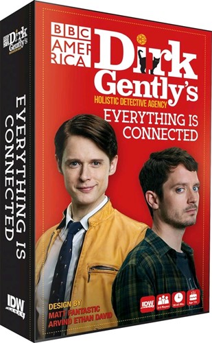 2!IDW01375 Dirk Gently's Holistic Detective Agency Card Game: Everything Is Connected published by IDW Games