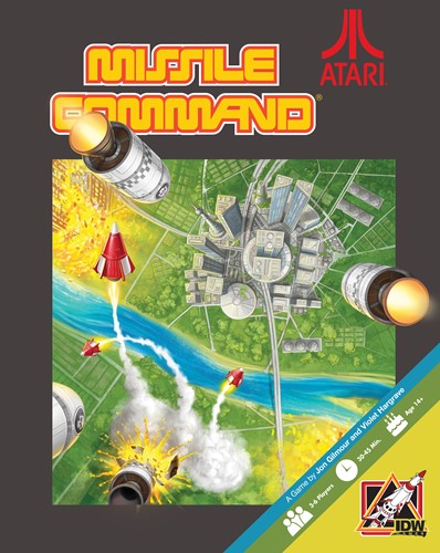 2!IDW01419 Missile Command Board Game published by IDW Games