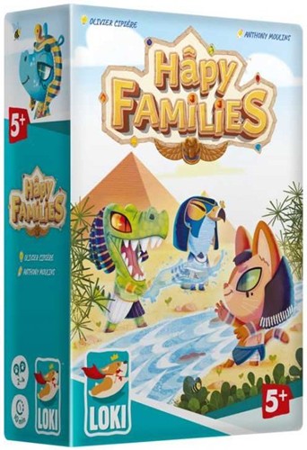 2!IEL51958 Hapy Families Card Game published by Iello