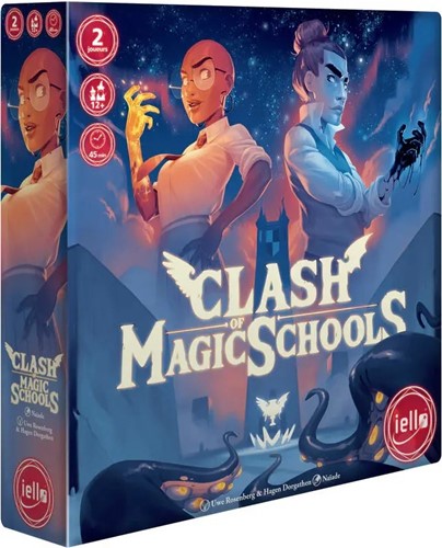 2!IEL70147 Clash Of Magic Schools Board Game published by Iello