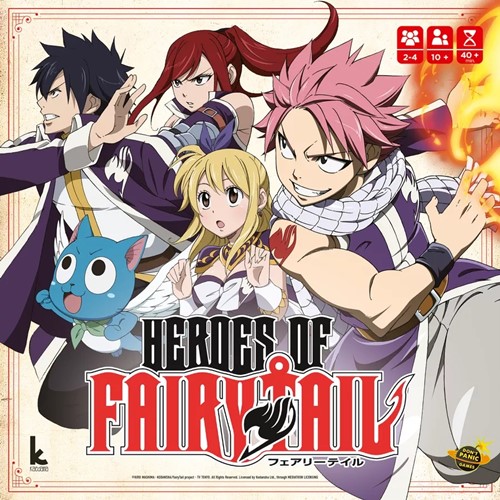 JPG147 Heroes Of Fairy Tail Board Game published by Japanime Games