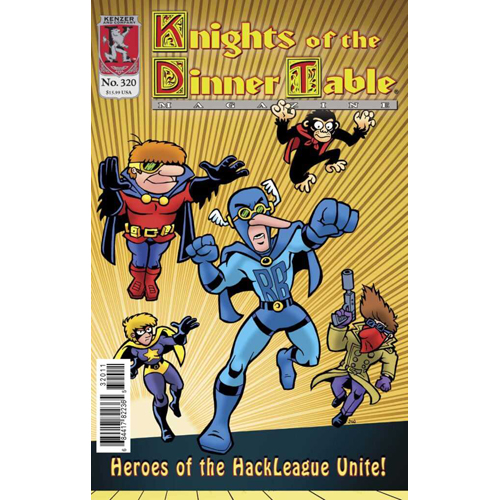 3!KEN320 Knights Of The Dinner Table Issue 320 published by Kenzer & Company