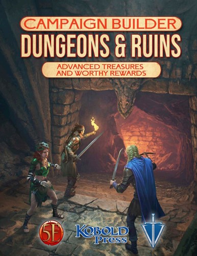 2!KOB6043 Dungeons and Ruins: Campaign Builder published by Kobold Press