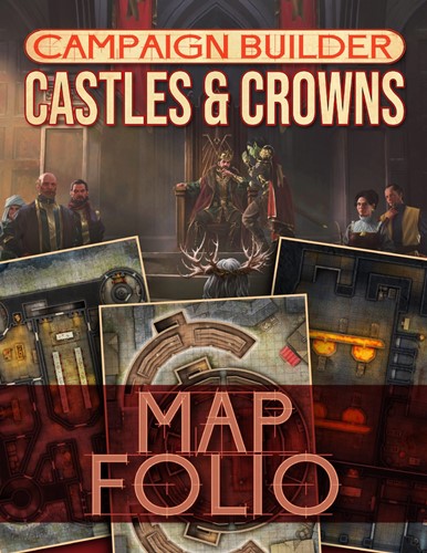 2!KOB9863 Castles And Crowns: Campaign Builder Map Folio published by Kobold Press