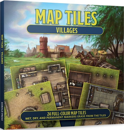 KOB9894 Map Tiles: Villages published by Kobold Press