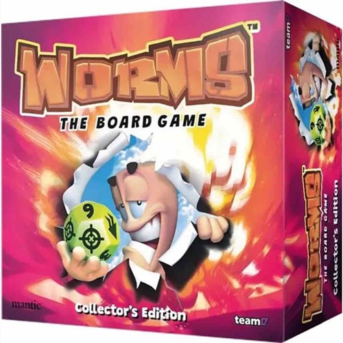 3!KSWO101 Worms: The Board Game - The Mayhem Kickstarter Box published by Mantic Games