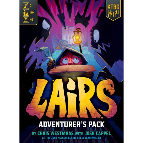 KTG1504 Lairs Board Game Adventurers Pack published by Kids Table Board Gaming