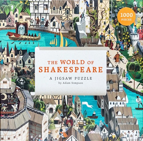 2!LAKSHAKES The World Of Shakespeare Jigsaw Puzzle published by Laurence King