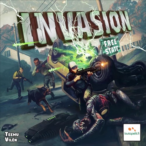 2!LAU060 Invasion: Free State Board Game published by Lautapelit