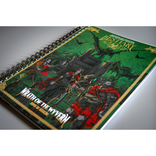 LBWOTWSB Wrath Of The Wyvern RPG: Spiral Bestiary published by Lion Banner Games