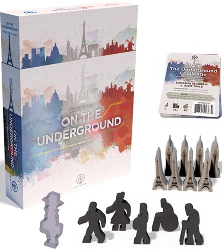 LDR2224100 On The Underground Board Game: Paris And New York Deluxe Edition published by LudiCreations
