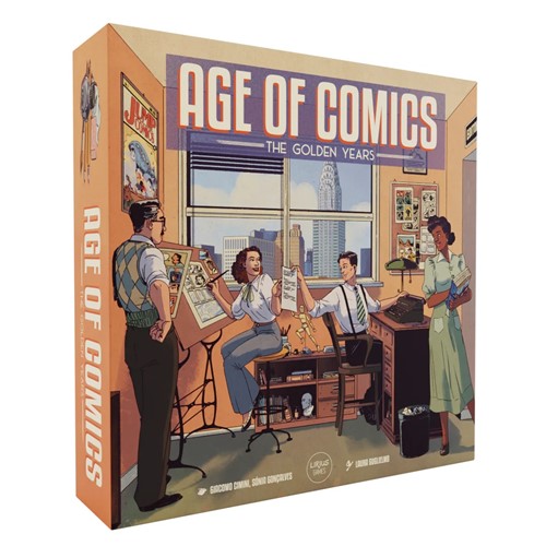 2!LIRAC000 Age Of Comics Board Game published by Lirius Games