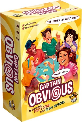 3!LKYCTOR01 Captain Obvious Board Game published by Lucky Duck Games