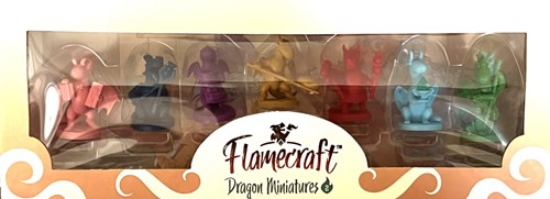 2!LKYFMCR02ML Flamecraft Board Game: Series 2 Dragon Miniatures published by Lucky Duck Games