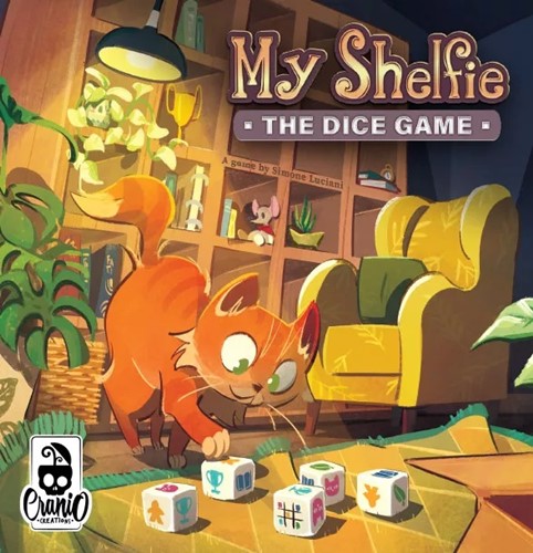 3!LKYMSHR02 My Shelfie: The Dice Game published by Lucky Duck Games