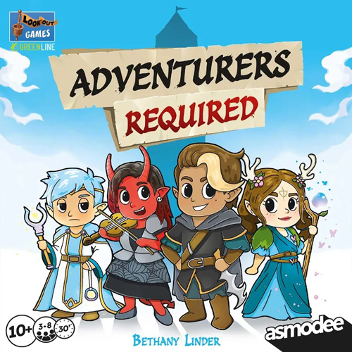 LOG0197 Adventurers Required Card Game published by Lookout Spiele