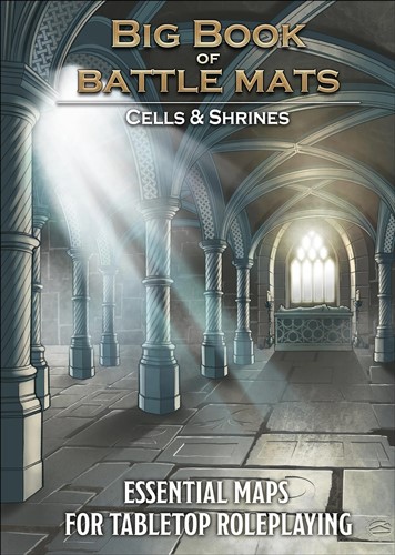 2!LOKLBM055 Big Book Of Battle Mats: Cells And Shrines published by Loke Battlemats