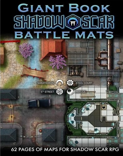 2!LOKLBM061 Giant Book Of Battle Mats: Shadow Scar published by Loke Battlemats